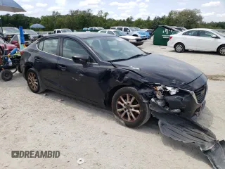 2015 Mazda 3 i Touring with VIN 3MZBM1V78FM127459, listed as a Copart auction lot 55019675 with 156,966 mi miles and Salvage Title. Bid and sale history available at DreamBid. Image 4.