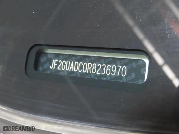 2024 Subaru Crosstrek Premium with VIN JF2GUADC0R8236970, listed as a Copart auction lot 54619625 with 16,978 mi miles and Salvage Title. Bid and sale history available at carsss.com. Image 10.