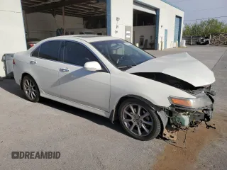 2006 Acura TSX with VIN JH4CL96886C018144, listed as a Copart auction lot 51637205 with 164,890 mi miles and Salvage Title. Bid and sale history available at carsss.com. Image 4.