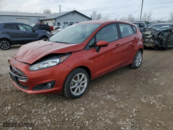 2019 Ford Fiesta SE with VIN 3FADP4EJ4KM126471, listed as a Copart auction lot 43363425 with 38,532 mi miles and Salvage Title. Bid and sale history available at carsss.com. Image 1.
