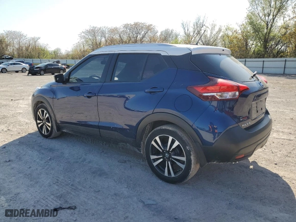2018 Nissan Kicks SV with VIN 3N1CP5CU6JL520747, listed as a Copart auction lot 52499745 with 27,674 mi miles and Salvage Title. Bid and sale history available at carsss.com. Image 2.