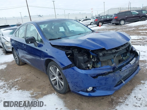 2016 Subaru Legacy 2.5i Limited with VIN 4S3BNAN63G3030888, listed as a IAAI auction lot 41698568 with 101,292 mi miles. Bid and sale history available at carsss.com. Image 1.