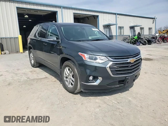 2021 Chevrolet Traverse LT Cloth z VIN 1GNEVGKW8MJ141696, wystawiony jako Copart lot #55600245 z przebiegiem 59 789 mil mil oraz Szkoda całkowita • Salvage title. Historia ofert i sprzedaży dostępna na DreamBid. Obrazek 14.