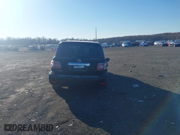 2017 Nissan Armada SV with VIN JN8AY2NC6H9509081, listed as a IAAI auction lot 40997264 with 114,264 mi miles. Bid and sale history available at carsss.com. Image 16.