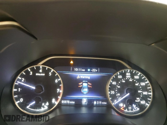 2017 Nissan Maxima S with VIN 1N4AA6AP6HC385662, listed as a Copart auction lot 45093465 with 95,978 mi miles and Salvage Title. Bid and sale history available at DreamBid. Image 9.