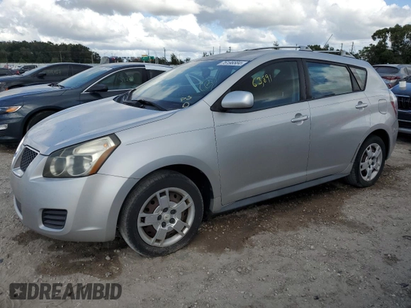 2009 Pontiac Vibe with VIN 5Y2SM67079Z403570, listed as a Copart auction lot 76196584 with 63,891 mi miles and Salvage Title. Bid and sale history available at carsss.com. Image 1.