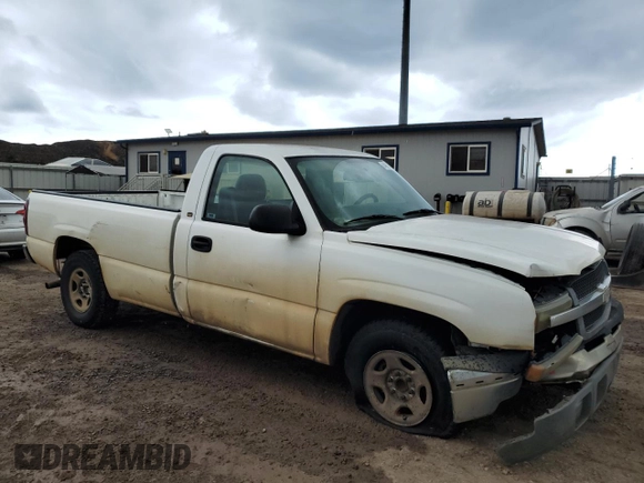 2004 Chevrolet Silverado 1500 Work Truck with VIN 1GCEC14X24Z349060, listed as a Copart auction lot 84063854 with 0 mi miles and Clean Title. Bid and sale history available at carsss.com. Image 4.