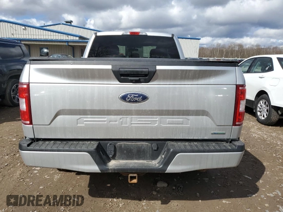 2018 Ford F-150 XL with VIN 1FTEX1EP8JFB61837, listed as a Copart auction lot 50494985 with 37,363 mi miles and Salvage Title. Bid and sale history available at carsss.com. Image 6.