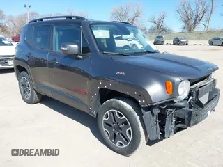 2017 Jeep Renegade Trailhawk with VIN ZACCJBCBXHPF99661, listed as a IAAI auction lot 42013606 with 73,497 mi miles and . Bid and sale history available at DreamBid. Image 1.