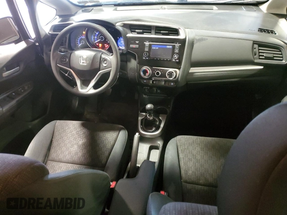 2017 Honda Fit LX with VIN 3HGGK5G50HM706466, listed as a Copart auction lot 53052015 with 72,478 mi miles and Salvage Title. Bid and sale history available at DreamBid. Image 8.