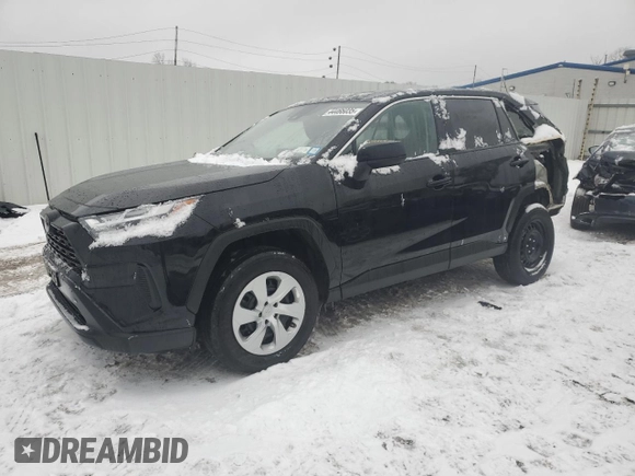 2023 Toyota RAV4 LE with VIN 2T3F1RFV2PW339637, listed as a Copart auction lot 44466035 with 41,972 mi miles and Salvage Title. Bid and sale history available at carsss.com. Image 1.