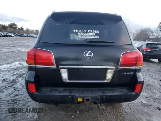 2011 Lexus LX 570 with VIN JTJHY7AXXB4083008, listed as a Copart auction lot 43342075 with 373,162 mi miles and Clean Title. Bid and sale history available at DreamBid. Image 6.