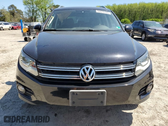 2012 Volkswagen Tiguan SEL with VIN WVGAV7AX2CW538660, listed as a Copart auction lot 52070165 with 111,673 mi miles and Clean Title. Bid and sale history available at DreamBid. Image 5.