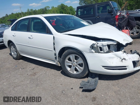 2014 Chevrolet Impala LS z VIN 2G1WA5E39E1176461, wystawiony jako IAAI lot #42056216 z przebiegiem 130 482 mil mil oraz . Historia ofert i sprzedaży dostępna na DreamBid. Obrazek 1.