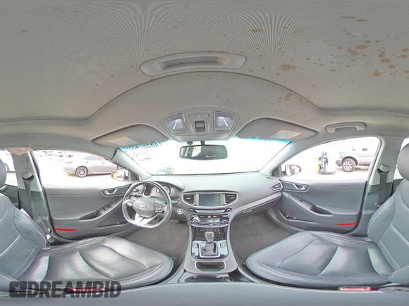 2017 Hyundai Ioniq Limited with VIN KMHC85LC8HU047253, listed as a Copart auction lot 48597485 with 137,003 mi miles and Salvage Title. Bid and sale history available at DreamBid. Image 12.