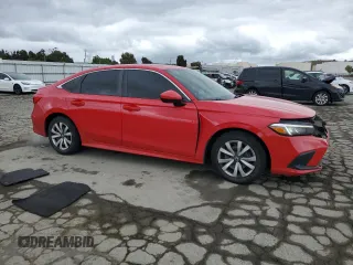 2022 Honda Civic LX z VIN 2HGFE2F2XNH528522, wystawiony jako Copart lot #53496375 z przebiegiem 47 127 mil mil oraz Szkoda całkowita • Salvage title. Historia ofert i sprzedaży dostępna na DreamBid. Obrazek 4.