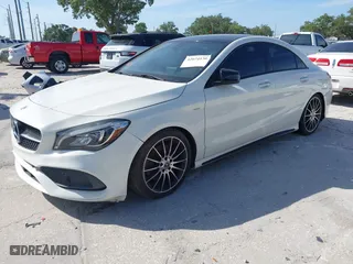 2018 Mercedes-Benz CLA with VIN WDDSJ4EB6JN522374, listed as a IAAI auction lot 42074130 with 109,921 mi miles. Bid and sale history available at carsss.com. Image 2.