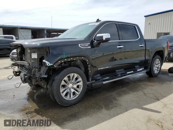 2022 GMC Sierra 1500 Limited Denali with VIN 3GTU9FEL6NG104220, listed as a Copart auction lot 57475034 with 50,121 mi miles and Salvage Title. Bid and sale history available at carsss.com. Image 1.