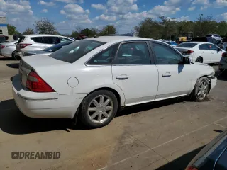2007 Ford Five Hundred Limited with VIN 1FAHP25187G111737, listed as a Copart auction lot 72431324 with 0 mi miles and Salvage Title. Bid and sale history available at carsss.com. Image 3.