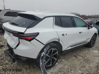 2024 Chevrolet Equinox EV LT with VIN 3GN7DLRP6RS260243, listed as a Copart auction lot 85561804 with 2,458 mi miles and Salvage Title. Bid and sale history available at carsss.com. Image 3.