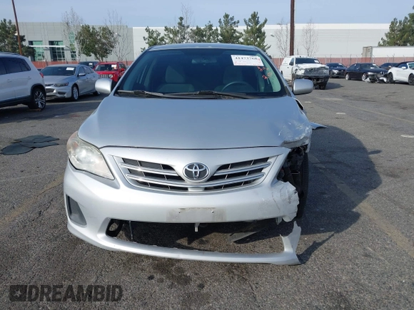 2013 Toyota Corolla L with VIN 2T1BU4EE0DC104010, listed as a IAAI auction lot 41473768 with 67,808 mi miles. Bid and sale history available at carsss.com. Image 6.