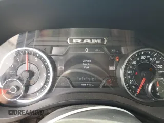2019 Ram 1500 Big Horn/Lone Star with VIN 1C6SRFFT0KN747680, listed as a Copart auction lot 51099415 with 105,713 mi miles and Salvage Title. Bid and sale history available at carsss.com. Image 9.