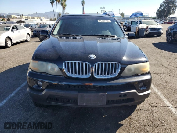 2004 BMW X5 3.0i with VIN 5UXFA13554LU45888, listed as a Copart auction lot 78739784 with 142,668 mi miles and Salvage Title. Bid and sale history available at carsss.com. Image 5.