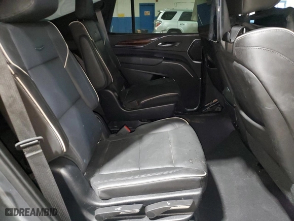 2021 Cadillac Escalade Premium Luxury with VIN 1GYS4BKL7MR311565, listed as a Copart auction lot 86822944 with 56,028 mi miles and Salvage Title. Bid and sale history available at carsss.com. Image 11.