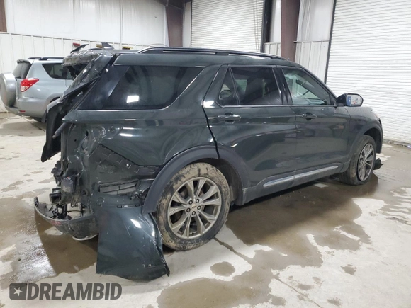 2023 Ford Explorer XLT with VIN 1FMSK8DH0PGB89490, listed as a Copart auction lot 52488425 with 174,498 mi miles and Salvage Title. Bid and sale history available at carsss.com. Image 3.