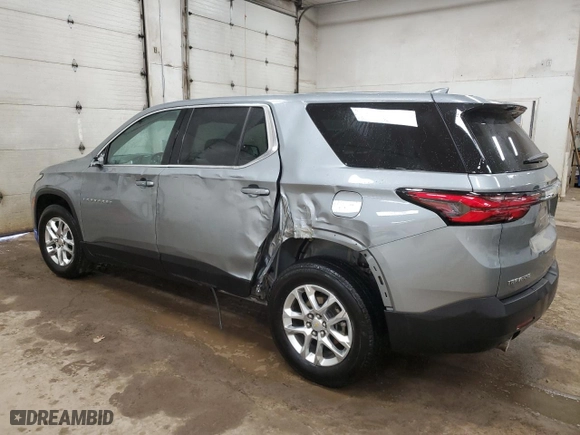 2023 Chevrolet Traverse LS with VIN 1GNERFKW0PJ204373, listed as a Copart auction lot 48909225 with 54,045 mi miles and Clean Title. Bid and sale history available at carsss.com. Image 2.