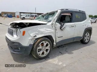 2018 Jeep Renegade Limited z VIN ZACCJADBXJPH49671, wystawiony jako Copart lot #57353395 z przebiegiem 49 582 mil mil oraz Czysty tytuł • Clean title. Historia ofert i sprzedaży dostępna na DreamBid. Obrazek 1.