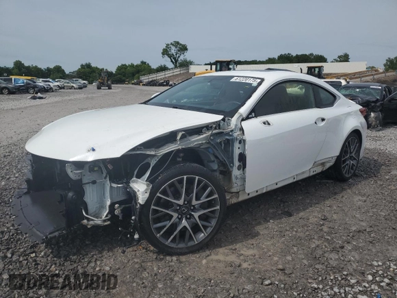 2015 Lexus RC 350 F Sport with VIN JTHHE5BC8F5000511, listed as a Copart auction lot 61220175 with 93,587 mi miles and Salvage title. Bid and sale history available at DreamBid. Image 1.