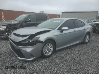 2025 Toyota Camry LE with VIN 4T1DAACKXSU043785, listed as a Copart auction lot 52207785 with 9,410 mi miles and Salvage Title. Bid and sale history available at DreamBid. Image 1.
