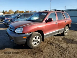 2005 Hyundai Santa Fe GLS with VIN KM8SC73E75U880755, listed as a Copart auction lot 77451484 with 185,290 mi miles and Salvage Title. Bid and sale history available at carsss.com. Image 1.