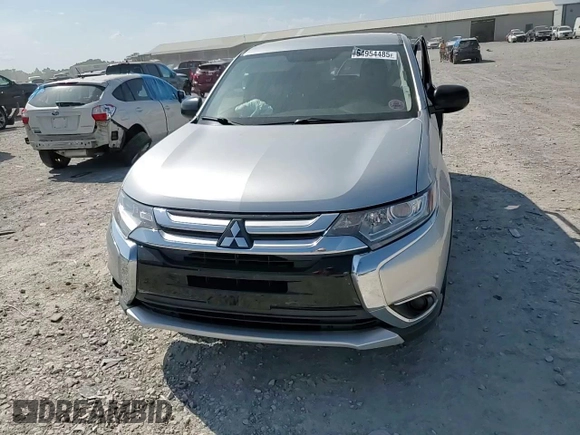 2018 Mitsubishi Outlander ES with VIN JA4AZ3A36JZ059615, listed as a Copart auction lot 54954485 with 107,626 mi miles and Salvage title. Bid and sale history available at DreamBid. Image 14.