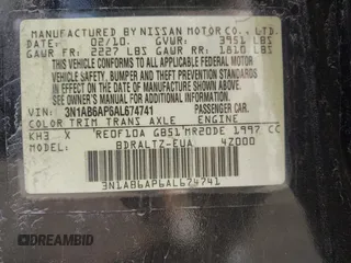2010 Nissan Sentra S with VIN 3N1AB6AP6AL674741, listed as a IAAI auction lot 42217390 with 183,786 mi miles and . Bid and sale history available at DreamBid. Image 9.