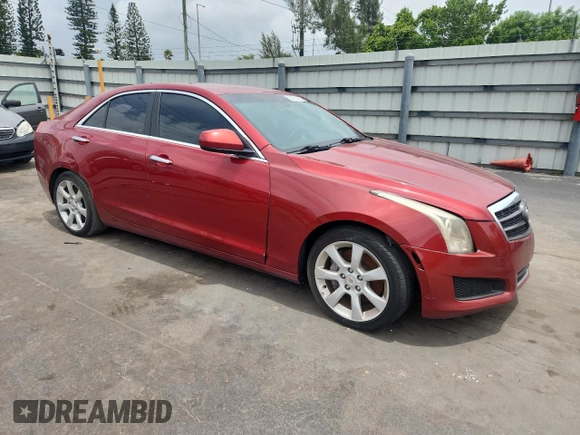 2014 Cadillac ATS Standard RWD with VIN 1G6AA5RX9E0175355, listed as a Copart auction lot 62832795 with 140,102 mi miles and Clean title. Bid and sale history available at DreamBid. Image 4.