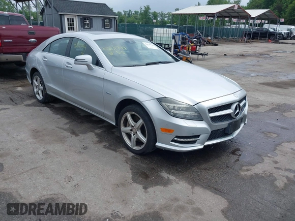 2012 Mercedes-Benz CLS 550 with VIN WDDLJ9BB9CA046976, listed as a IAAI auction lot 42171744 with 121,443 mi miles and . Bid and sale history available at DreamBid. Image 1.
