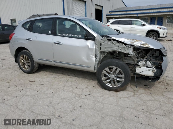 2013 Nissan Rogue S with VIN JN8AS5MV5DW616060, listed as a Copart auction lot 51220275 with 128,419 mi miles and Salvage Title. Bid and sale history available at DreamBid. Image 4.