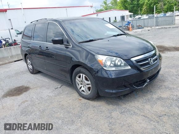 2005 Honda Odyssey EX-L with VIN 5FNRL38775B085512, listed as a IAAI auction lot 42128261 with Not Provided miles and . Bid and sale history available at DreamBid. Image 1.