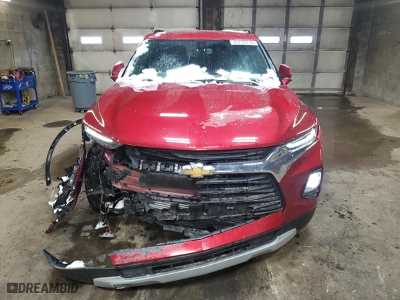 2020 Chevrolet Blazer LT with VIN 3GNKBHR44LS646248, listed as a Copart auction lot 45737015 with 46,767 mi miles and Salvage Title. Bid and sale history available at carsss.com. Image 5.