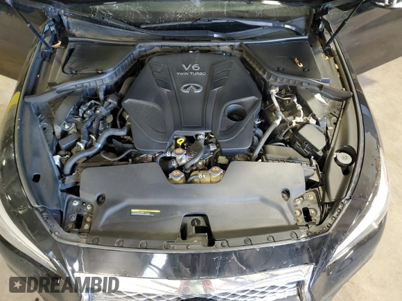 2021 Infiniti Q50 Luxe with VIN JN1EV7BR3MM750246, listed as a Copart auction lot 74994524 with 75,033 mi miles and Salvage Title. Bid and sale history available at carsss.com. Image 11.