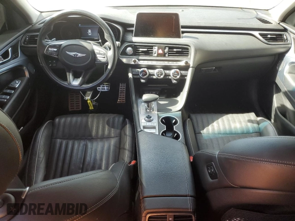 2019 Genesis G70 Advanced with VIN KMTG74LE3KU025030, listed as a Copart auction lot 46325035 with 26,942 mi miles and Clean Title. Bid and sale history available at DreamBid. Image 8.