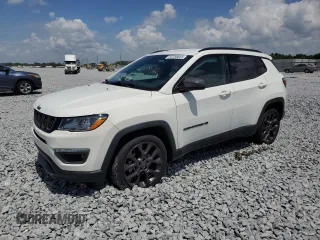 2021 Jeep Compass 80th Anniversary with VIN 3C4NJCEB4MT604075, listed as a Copart auction lot 52258645 with 78,510 mi miles and Non Repairable. Bid and sale history available at carsss.com. Image 1.