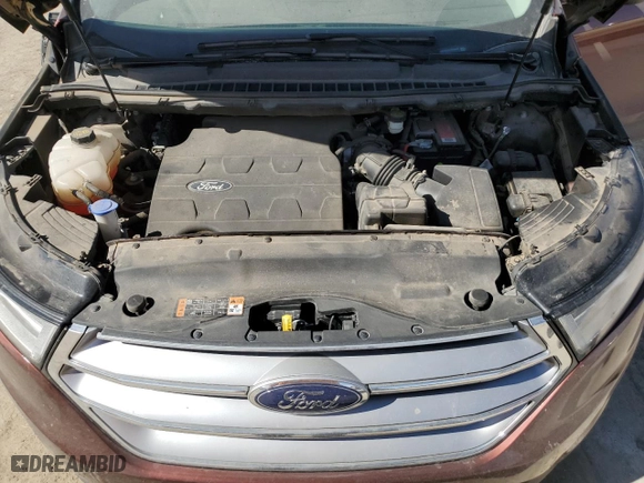 2015 Ford Edge SEL with VIN 2FMTK4J87FBB95908, listed as a Copart auction lot 46727735 with 49,214 mi miles and Salvage Title. Bid and sale history available at carsss.com. Image 13.