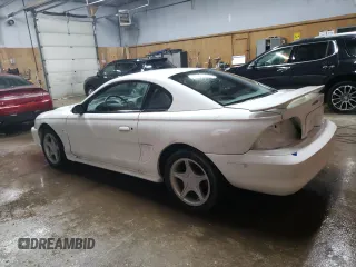 1995 Ford Mustang with VIN 1FALP404XSF266697, listed as a Copart auction lot 47772545 with 97,995 mi miles and Clean Title. Bid and sale history available at carsss.com. Image 2.