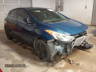 2016 Hyundai Elantra GT with VIN KMHD35LH0GU266494, listed as a IAAI auction lot 41331635 with 153,826 mi miles. Bid and sale history available at carsss.com. Image 1.