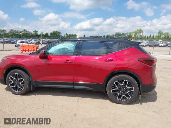 2024 Chevrolet Blazer RS with VIN 3GNKBKRS1RS193064, listed as a IAAI auction lot 42240754 with 15,328 mi miles and . Bid and sale history available at DreamBid. Image 14.