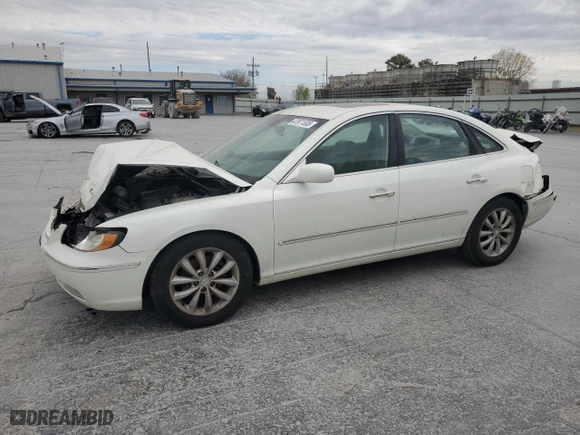 2006 Hyundai Azera SE with VIN KMHFC46F26A046383, listed as a Copart auction lot 47971535 with 306,323 mi miles and Salvage Title. Bid and sale history available at carsss.com. Image 1.