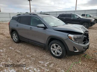 2021 GMC Terrain SLE with VIN 3GKALTEV7ML370442, listed as a Copart auction lot 44411905 with 45,353 mi miles and Salvage Title. Bid and sale history available at carsss.com. Image 4.